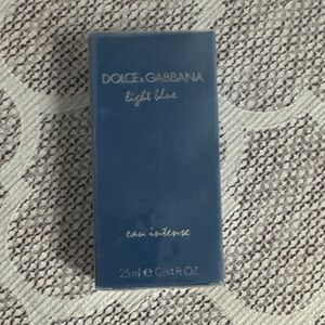 Dolce & Gabbana Light Blue Eau Intense in Deep Blue- New in Wrapper Sealed